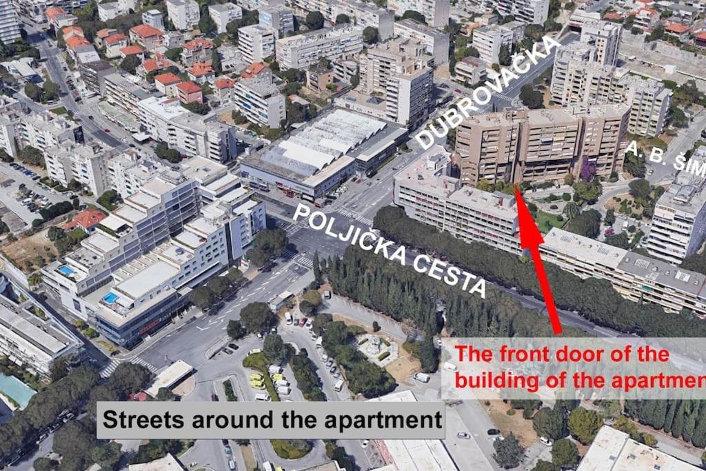 Eurit Apartment Shown In Detail Split Zewnętrze zdjęcie