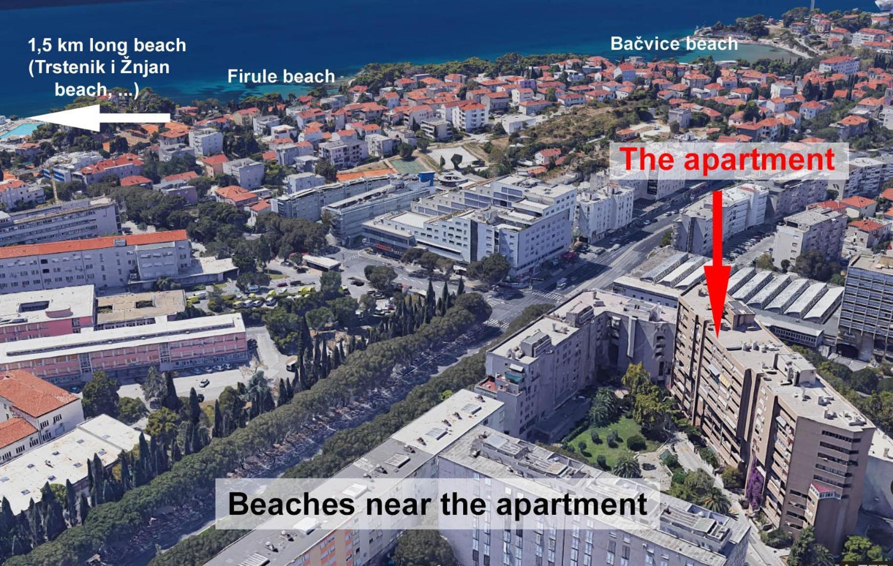Eurit Apartment Shown In Detail Split Zewnętrze zdjęcie